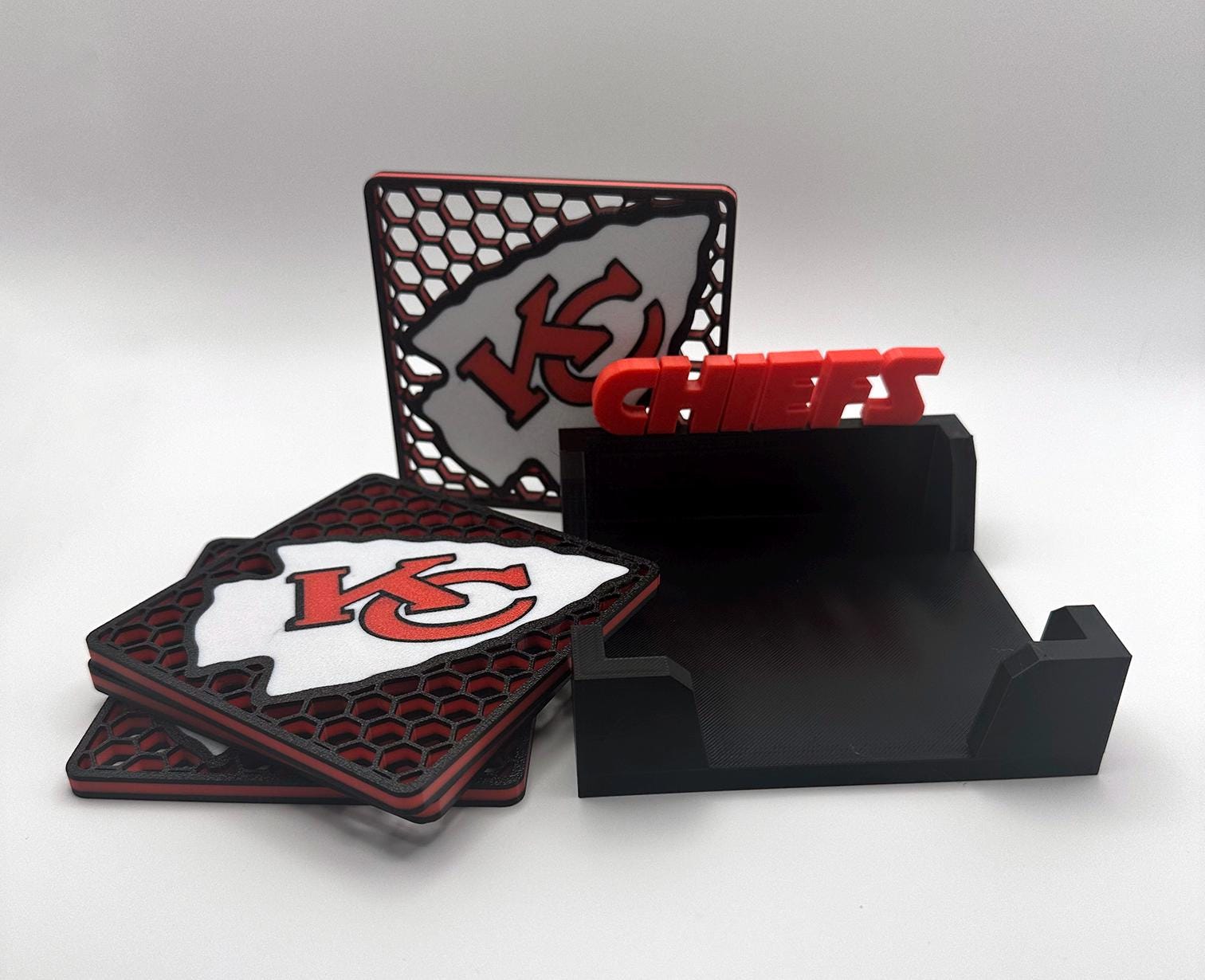 Kansas City Chiefs Coasters - Set of 4