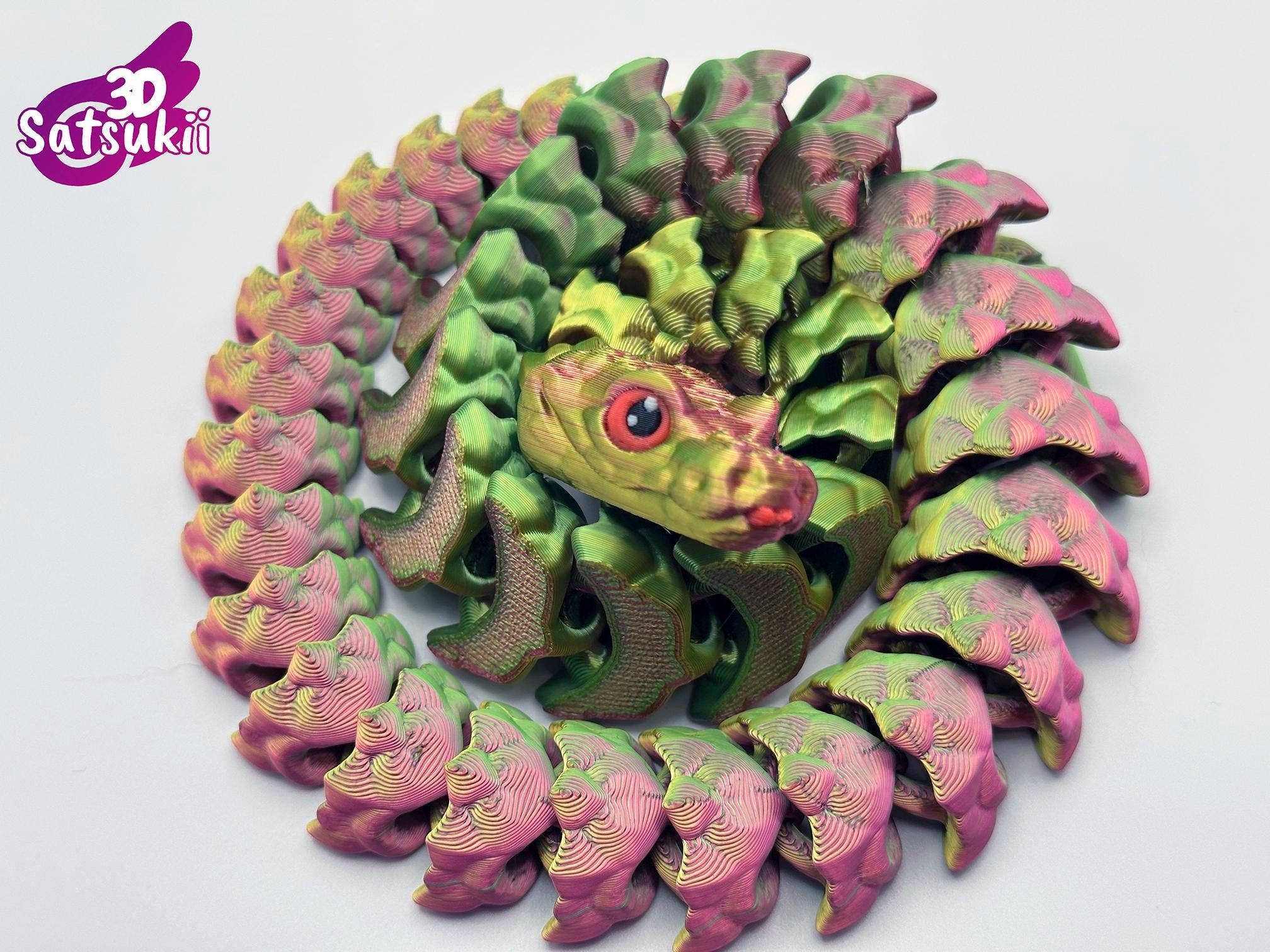 Articulated Flexi Python Snake Toy