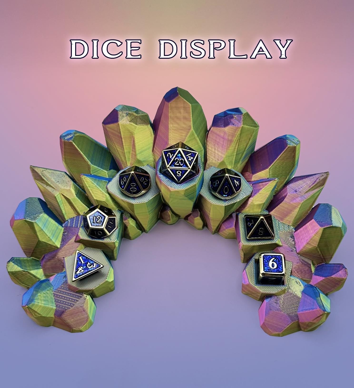 Crystal D&D Dice Rolling Tower