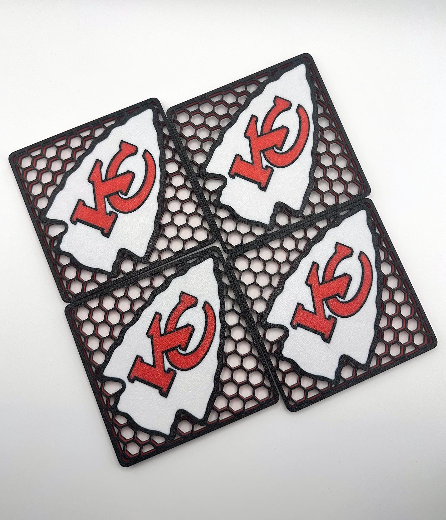 Kansas City Chiefs Coasters - Set of 4