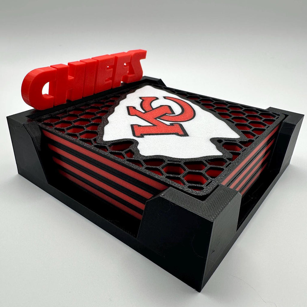 Kansas City Chiefs Coasters - Set of 4