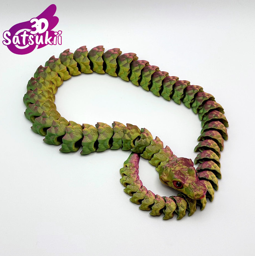 Articulated Flexi Python Snake Toy