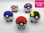 Pokeball 'Button' Clickers