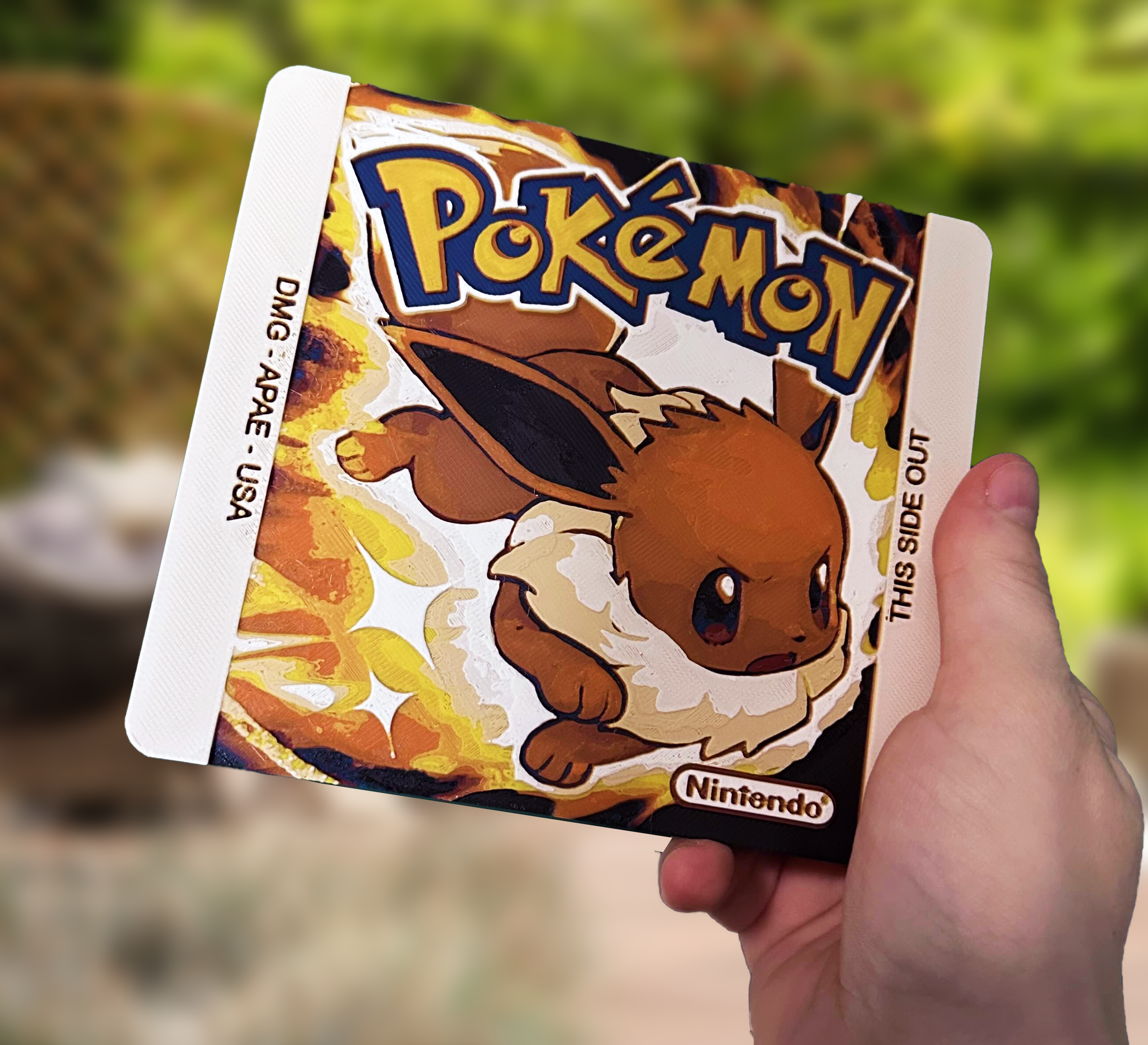 Eevee Gameboy Cartridge Wall Art