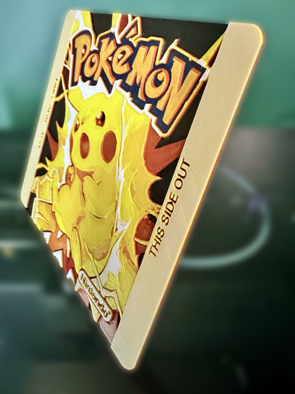 Pikachu Gameboy Cartridge Wall Art