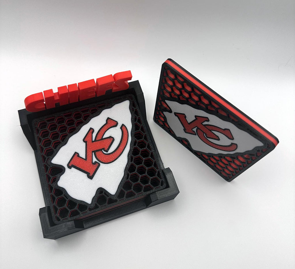 Kansas City Chiefs Coasters - Set of 4