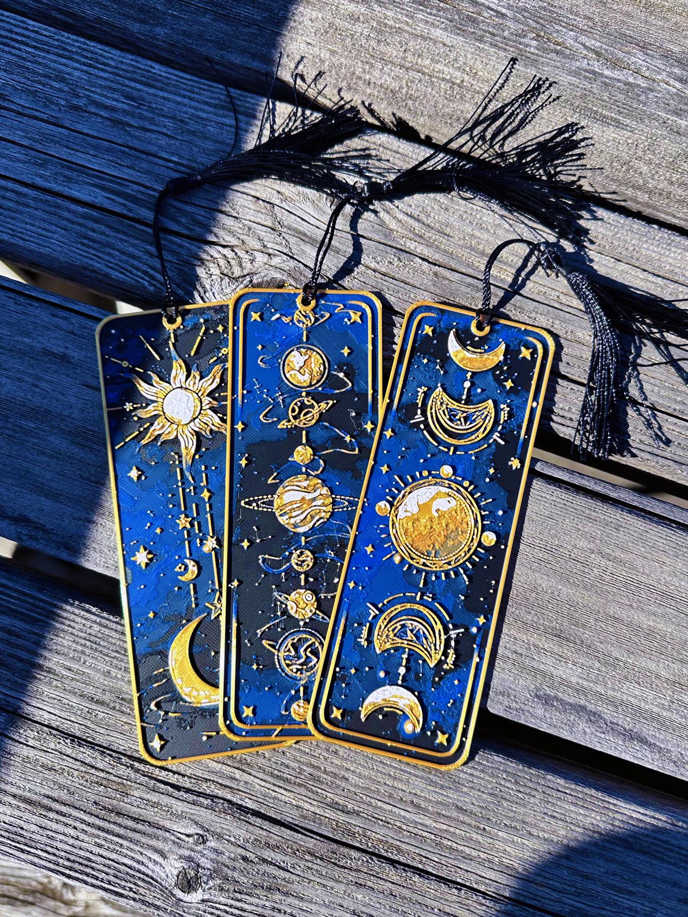 Cosmic Space Bookmarks - Set of 3