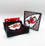 Kansas City Chiefs Coasters - Set of 4