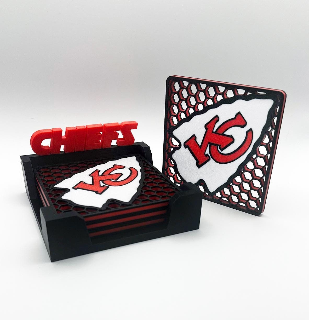 Kansas City Chiefs Coasters - Set of 4