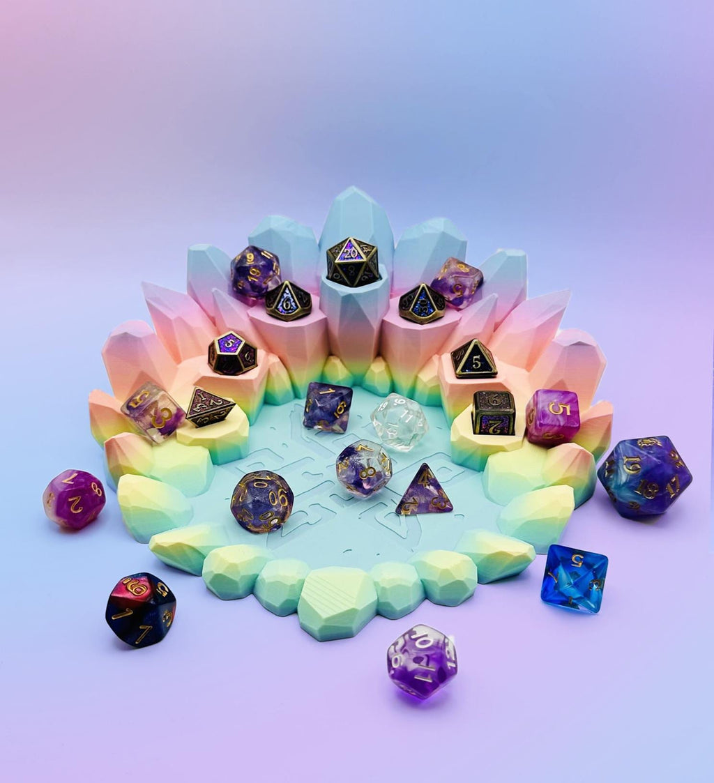 Crystal D&D Dice Rolling Tower